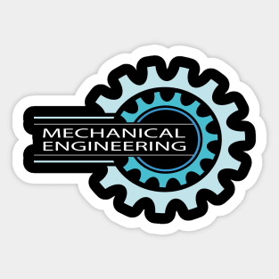 mechanical engineering, auto mechanic engineer Sticker